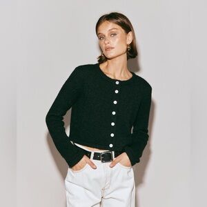 Lotta Knit Cardigan Black VRG GRL Verge Girl